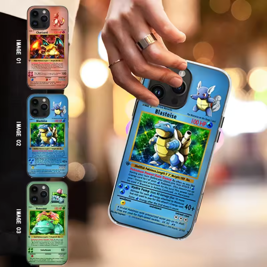 Funda para teléfono 3D de pokemon